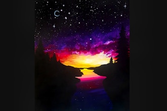 Paint Nite: Galaxy in the Valley